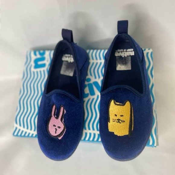 NATIVE Youth sz 11 Malibu Velvet loafers - Picture 9 of 13